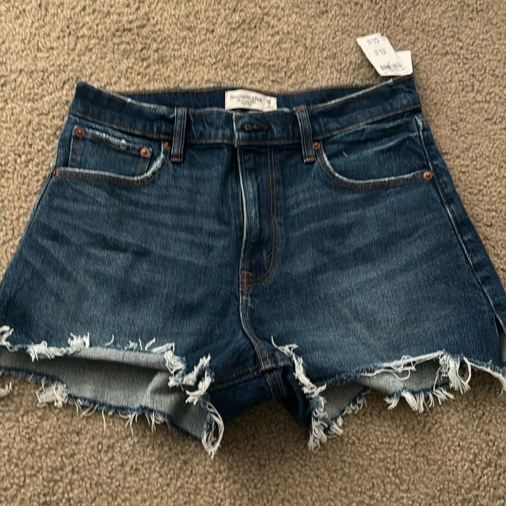 Abercrombie cutoff shorts high rise